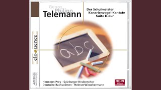 Telemann: Der Schulmeister - Comic Cantata - Recitative & Boys' Choir: Ceciderunt in profundum