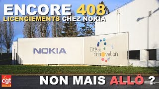 ENCORE 408 LICENCIEMENTS CHEZ NOKIA, NON MAIS ALLÔ ? ▪ UD CGT 91