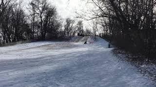 Epic sledding fail