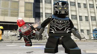 Lego Marvels Avengers All Black Panther (Civil War) Abilities PS4 DLC Showcase