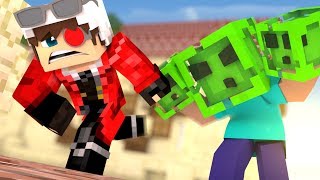 НОВЫЙ МИНИ РЕЖИМ НА КУБКРАФТЕ! ПОБЕГ ОТ СЛАЙМОВ! Minecraft Slime Survive