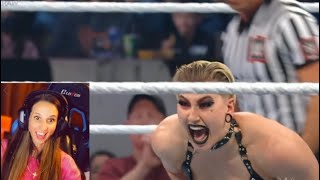 WWE Raw Nikki ASH vs Rea Ripley 1/31/22