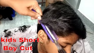 kids short boy Hair Cut