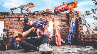 Pretty Girl Nerf War: Couple Girl SEAL Warrior Nerf Guns Fight Mafia Gamble Casino Battle