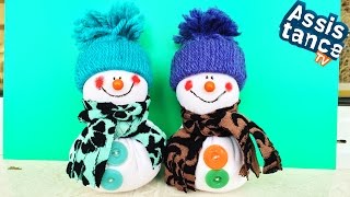 СНЕГОВИК Своими руками / НОВОГОДНИЕ ПОДЕЛКИ