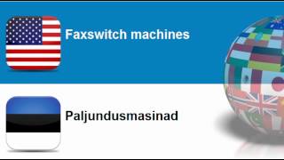 Learn Estonian = Topic = Photocopiers