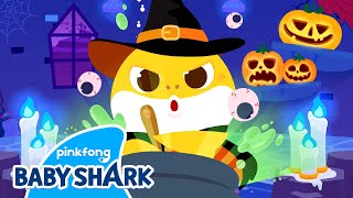 [????‍ ️NEW] Halloween Witch Sharks Doo Doo Doo | Halloween Five Little Song 