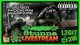 Call Of Duty Modern Warfare! Grown Folks Sipping & Gaming On MW Hardcore Mode! 18+ Stream