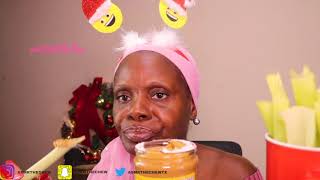 CRISP ASMR EATING SOUNDS | CELERY PEANUT BUTTER Snack
