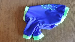 Пошив одежды для собак. Своими руками. \ DIY. How to sew a dog shirt.