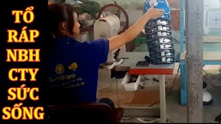 Tổ ráp công ty sản xuất nón bảo hiểm Hoa Hải Thanh