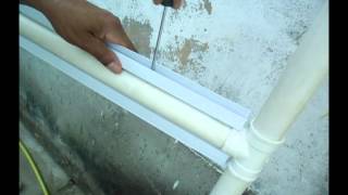 PORTA PIVOTANTE DE PVC PASSO A PASSO para MARTA E WÁLTER