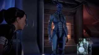 Mass Effect 3 Femshep Liara Romance Scene 720p