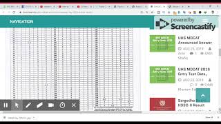 MDCAT Answer Key 2019 on 25 August
