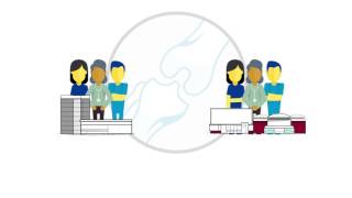 Single hospital services animation with orthopaedics and ENT