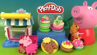 Play Doh Double Desserts Ma cuisine de pâtissier avec Peppa Pig Pâte à modeler