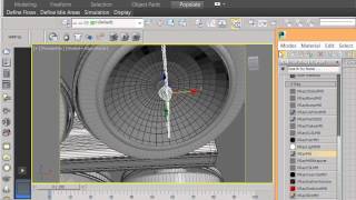 3dmax Vray внутренее ночное  освещение