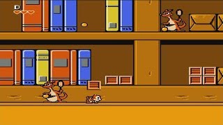 Chip n dale rescue rangers game walkthrough - Famicm-NES-Dendy (level 3)