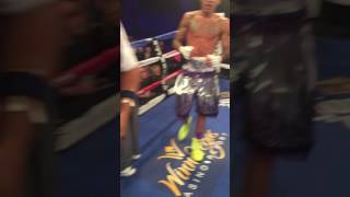 Malik "Iceman" Hawkins After his first round stoppage