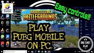 HOW TO PLAY PUBG MOBILE ON PC WITHOUT USING BLUESTACKS | EASY CONTROLS!!! | ONE SHOT PLAY.
