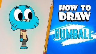 Как Нарисовать Гамбола|How To Draw Gumball
