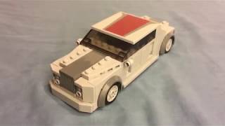 Lego Rolls Royce/Bentley Speed Champions Car (Episode 23) Moc Monday