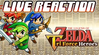 Live Reaction to The Legend of Zelda Triforce Heroes Reveal Trailer   E3 2015