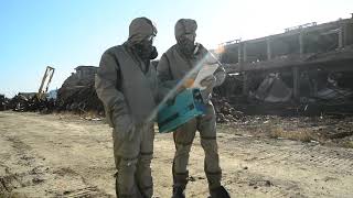 Работа специалистов сводного отряда Минобороны в Усолье-Сибирском