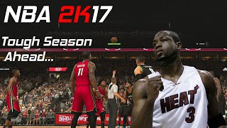 NBA 2K17 - First Online Match (Heat Vs T-Wolves) A DWadeless Heat?