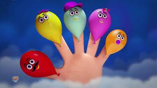 семейство шариковых пальцев | детские песни | дошкольные рифмы | Kids Songs | Balloon Finger Family