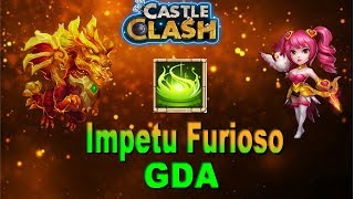 GDA Talento Impetu Furioso en Accion Castle Clash