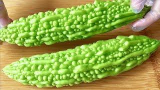 【小穎美食】苦瓜不要炒著吃和涼拌了，教你新吃法，連挑食的孩子都搶著吃