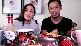 Mukbang feat. Shalma Ainaa: Nando's XX Hot, KFC & Mamee Ghost Pepper, Somtam