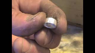 full how to silversmithing lesson, sterling necklace from carved antler