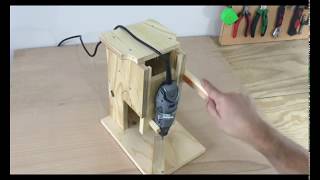 Сверлильный станок+Фрезерная машина из бормашинки Dremel 3000