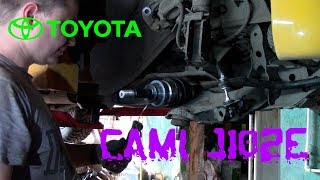 Toyota Cami 2002 J102E 1.3 - замена наружного переднего ШРУСа