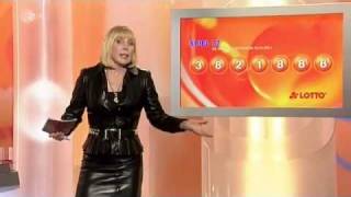 Hot Leather-Lady as lottery-host