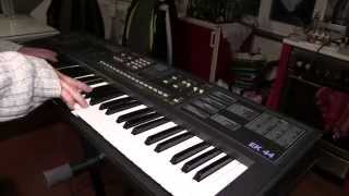 synthétiseur ELKA  EK 44   écoute du son et démonstration