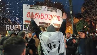 Georgia: Pro-Saakashvili rally in Tbilisi demands ex-President's release