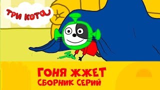 Три кота |  Гоня  ?  жжёт! Сборник серий | СТС Kids