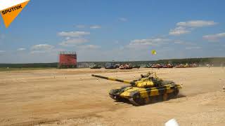 Những người lính tăng Việt Nam tiếp tục thi đấu tại “Tank biathlon”