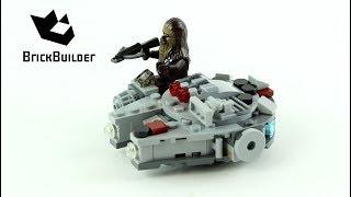 Lego Star Wars 75193 Millennium Falcon Microfighter - Lego Speed Build