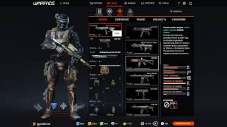 Warface  Камуфляж «Картель» на Beretta MX4 Storm и обзор склада на инженера 80 ранг.