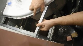 Экран под ванну из мозаики и скрытых люков ч.1