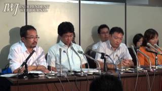130822 原発事故被災者による記者会見