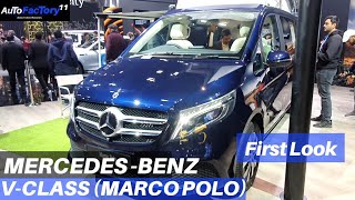 Mercedes-Benz V-Class Marco Polo Edition | Walkaround | AutoExpo 2020 | AutoFactory11