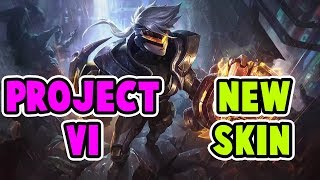NEW PROJECT VI SKIN GAMEPLAY | FULL DAMAGE VI TOP IS OP | CRAZY DAMAGE | League of Legends