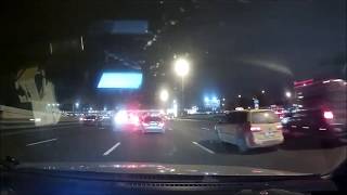 Желтый таксист-шахматист. Третье транспортное кольцо. Москва. Taxi chess-master. Driving in Moscow