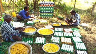 1000 EGGS.!!!!! | Egg Recipe | 1000 Eggs Podimaas prepared by uncle | food fun village