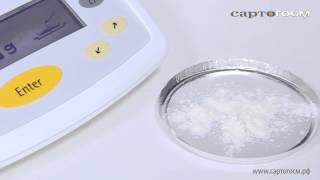 Процесс измерения влажности сыпучих веществ